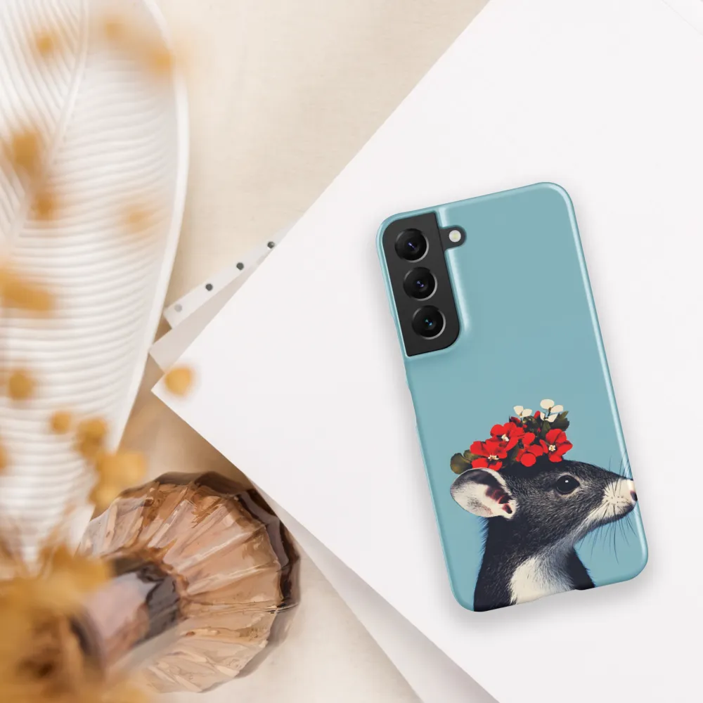 Whimsical Flora: A Mouse's Floral Crown
