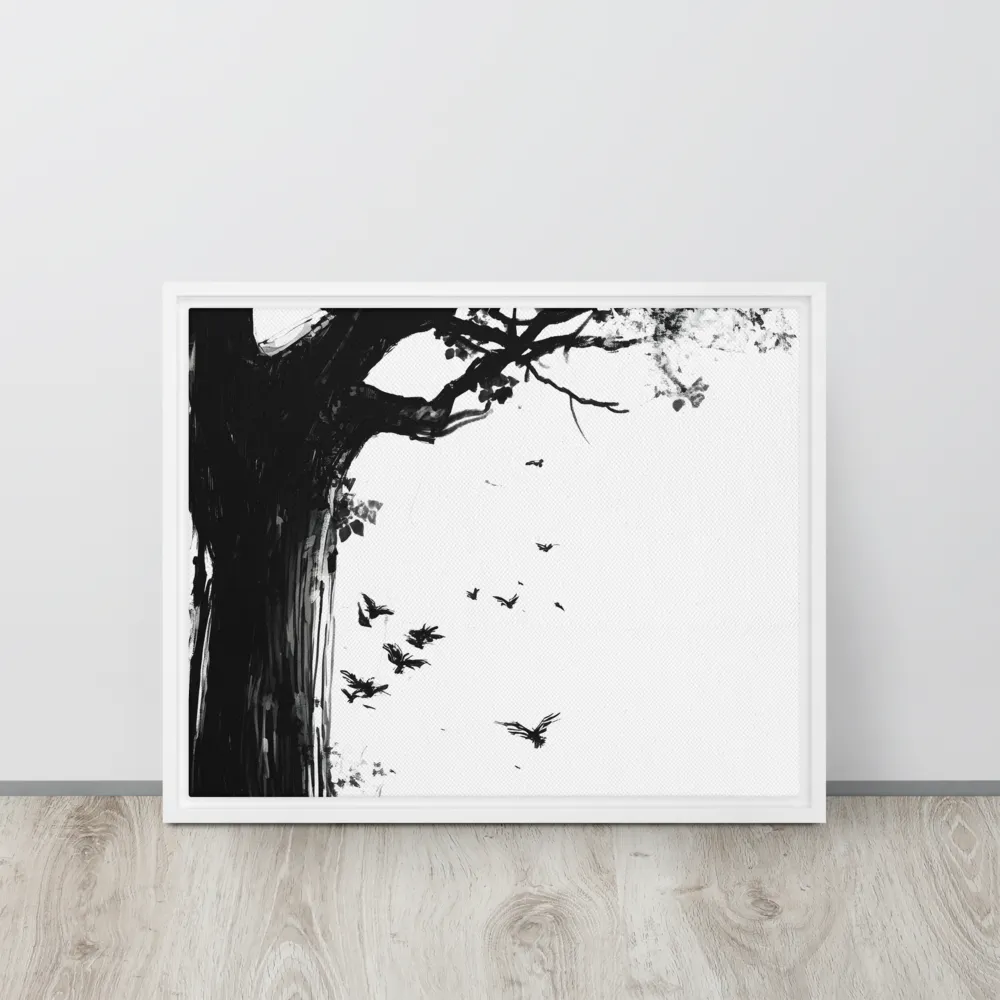 Whispers of Nature | Canvas with White Frame | 16″×20″