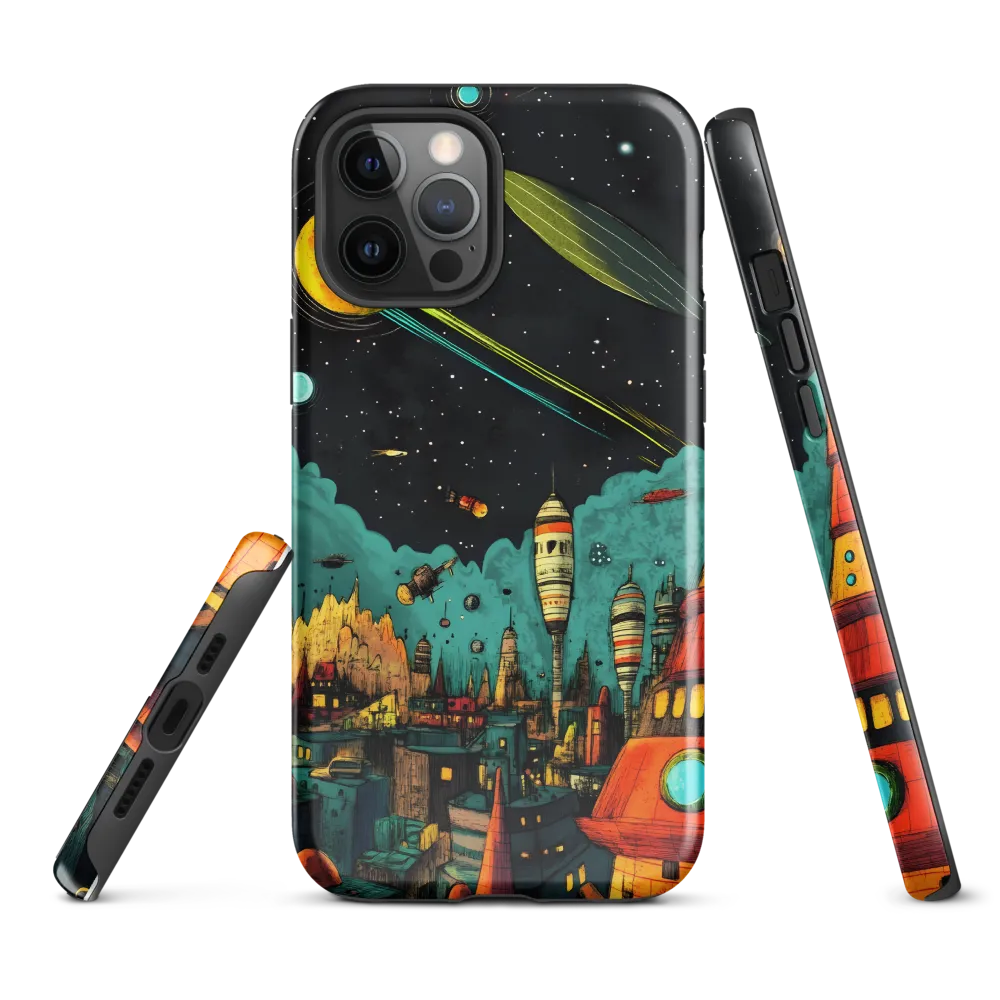 Galactic Cityscape: A Journey Through Imagination