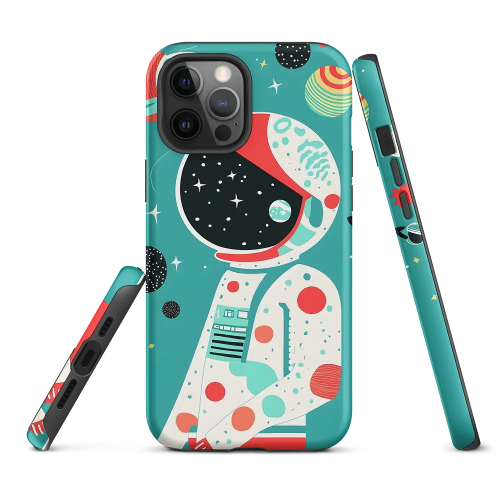 Cosmic Explorer: A Playful Journey Through Space | Phone Case |  12 Pro Max | Tough Case | Matte