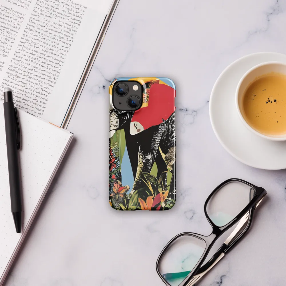 Harmony of Nature: The Elephant's Embrace | Phone Case |  13 Mini | Snap Case | Glossy