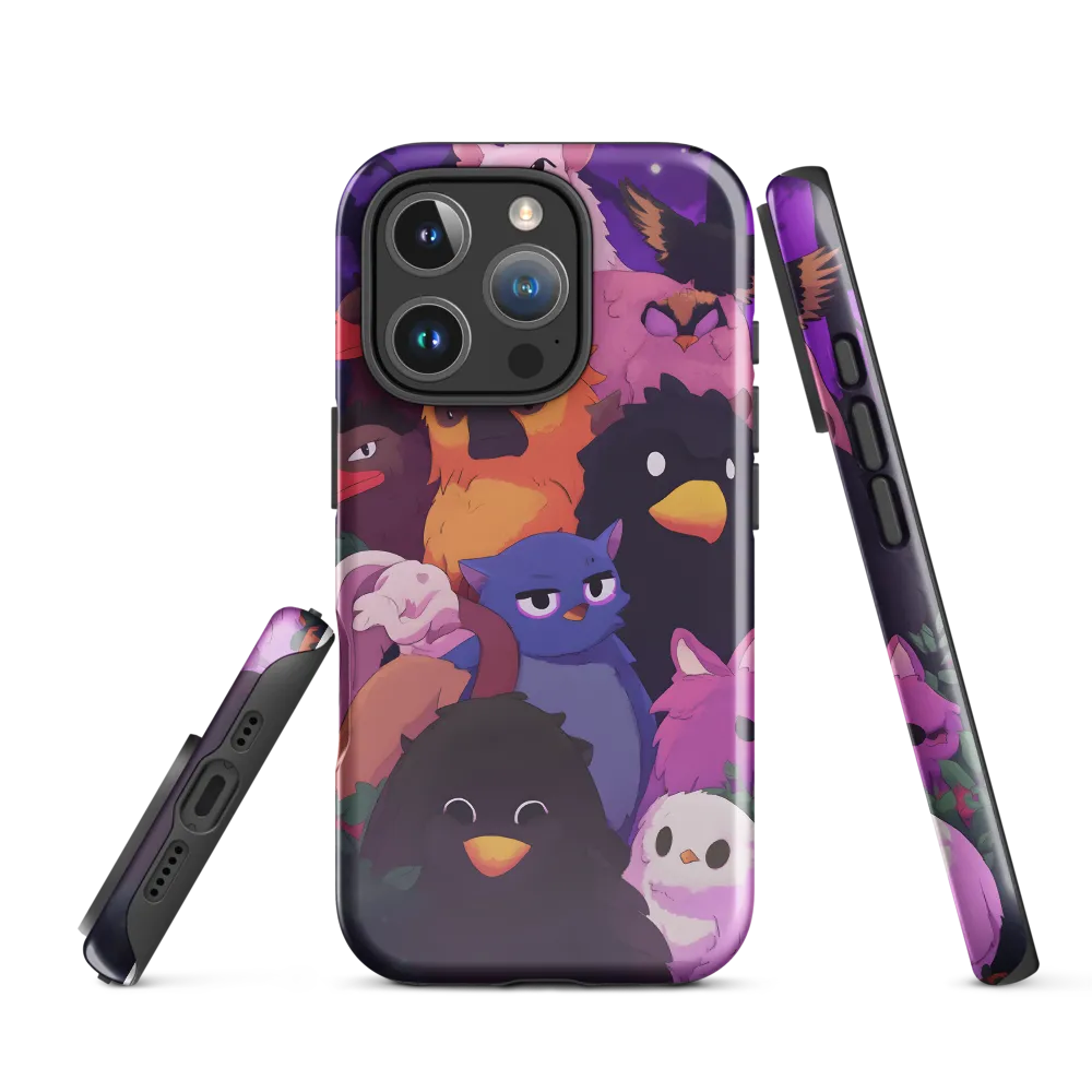 Whimsical Avian Gathering