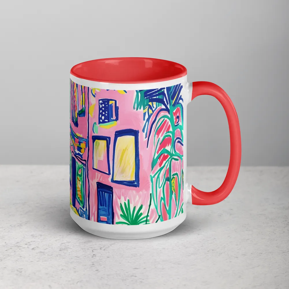 Dreamy Street in Vibrant Hues