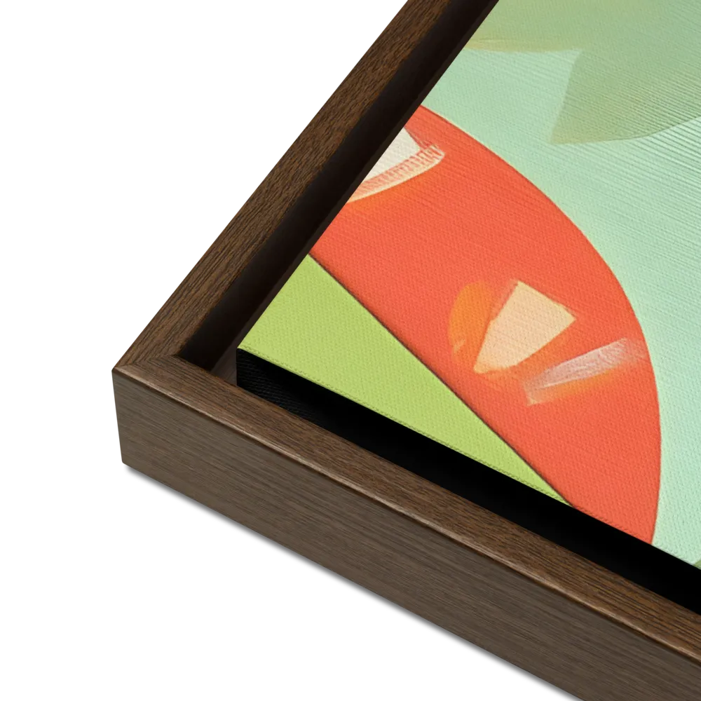 Nature's Palette | Canvas with Brown Frame | 24″×36″