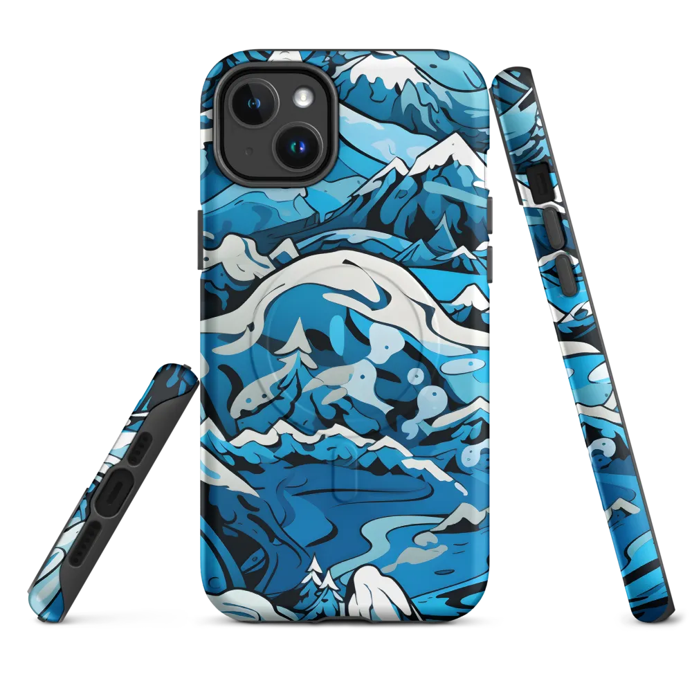 Frozen Harmony: A Blue Mountain Odyssey