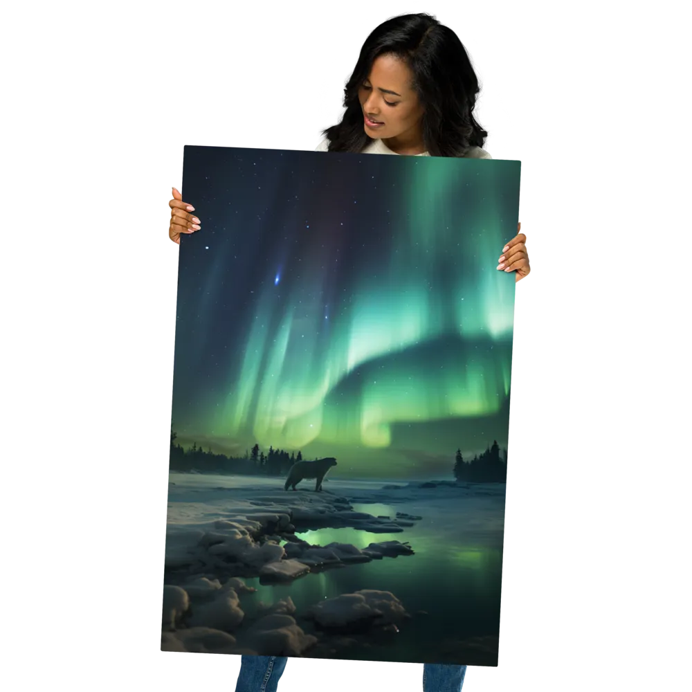 Auroral Guardianship | Metal Print | 24″×36″