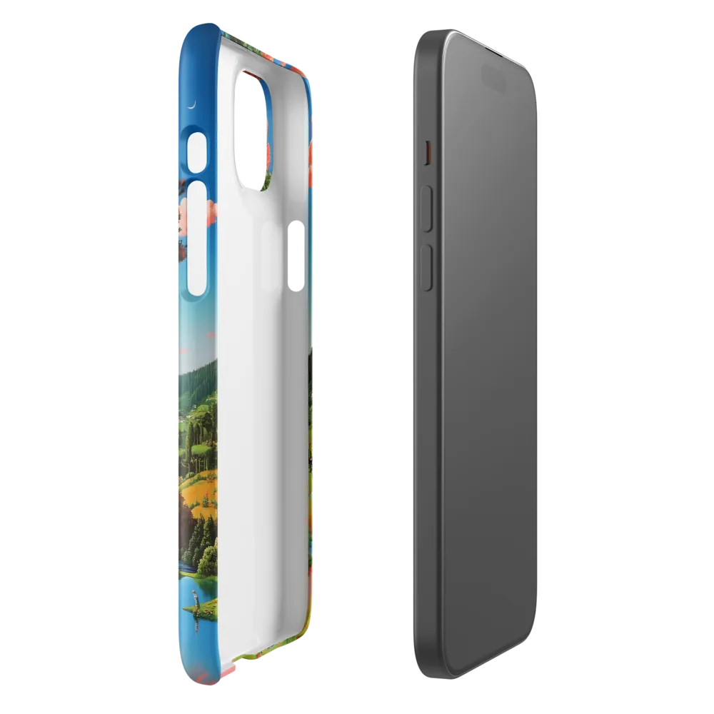 Whimsical Harmony of Nature | Phone Case |  15 Plus | Snap Case | Glossy