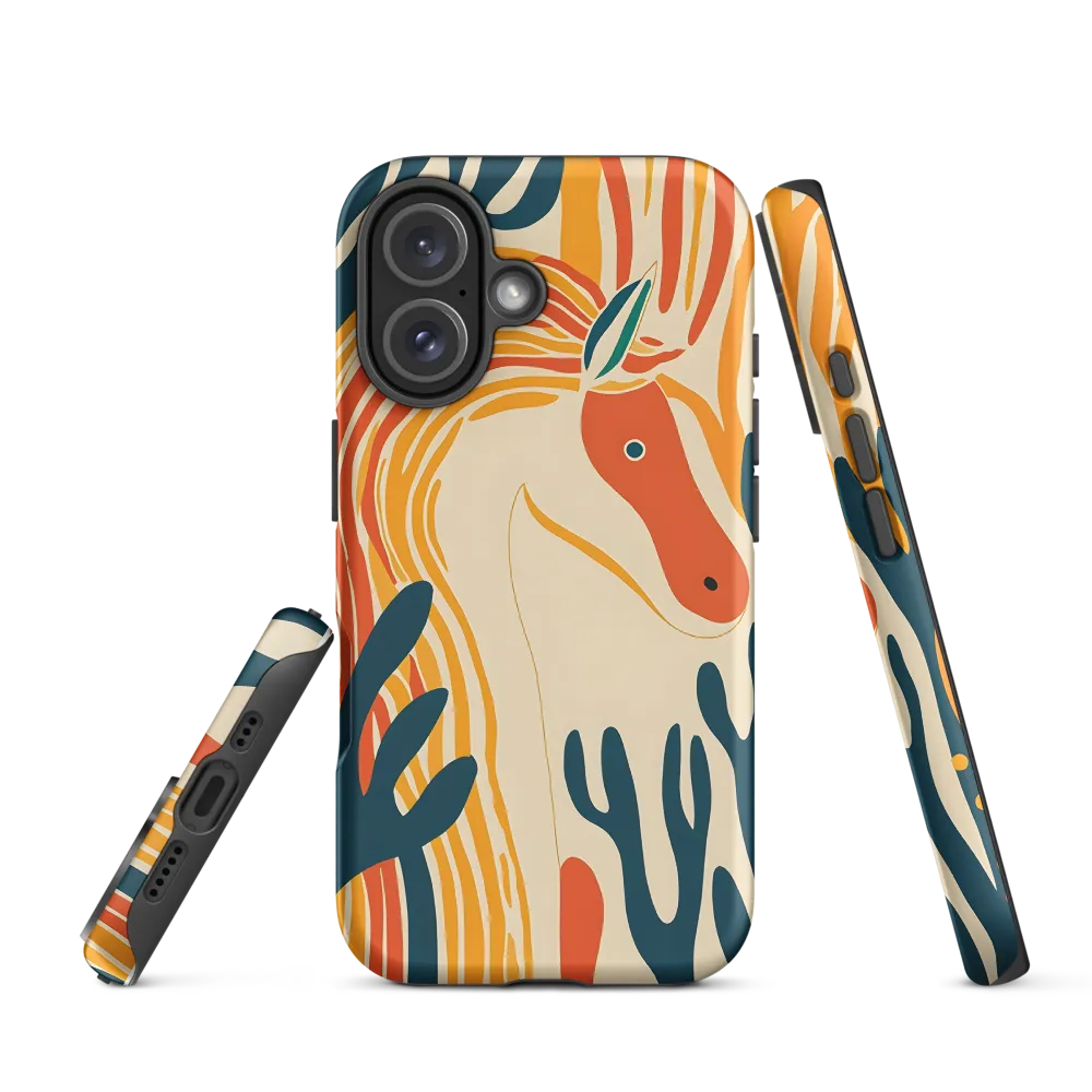 Whimsical Unicorn in a Lush Landscape | Phone Case