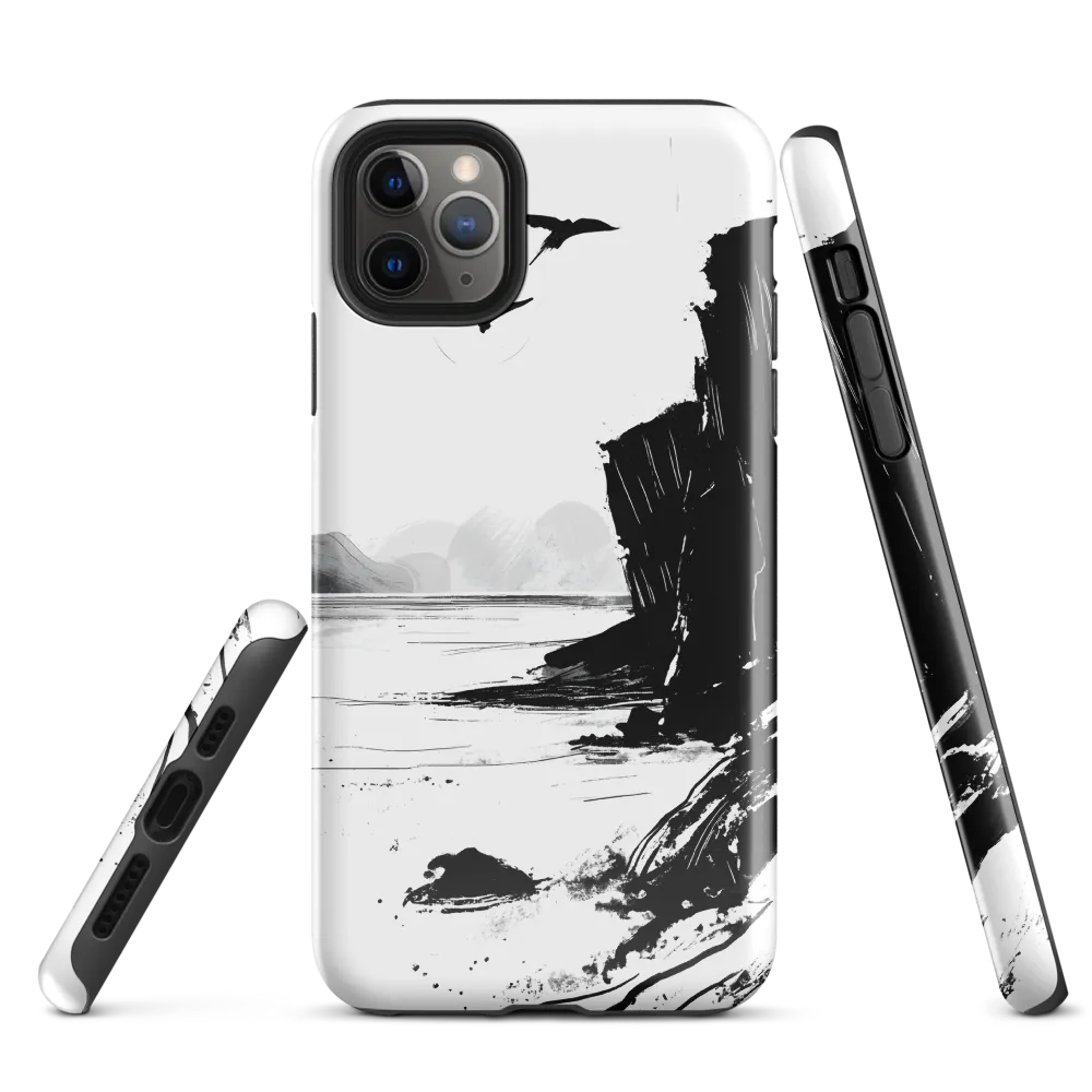 Ethereal Heights: A Minimalist Landscape | Phone Case |  11 Pro Max | Tough Case | Glossy