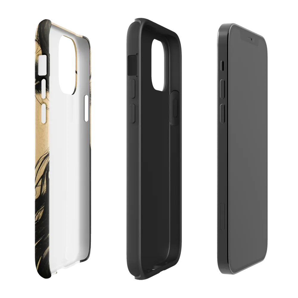 Enigmatic Gaze | Phone Case |  12 Pro | Tough Case | Glossy