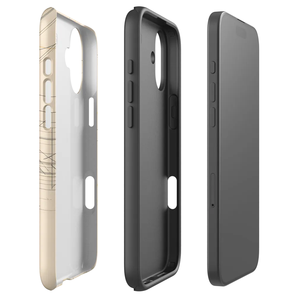 Abstract Profile: A Minimalist Exploration | Phone Case |  16 Plus | Tough Case | Matte