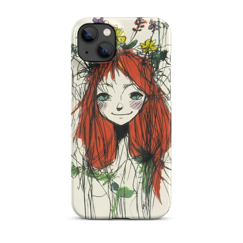 Whimsical Floral Portrait