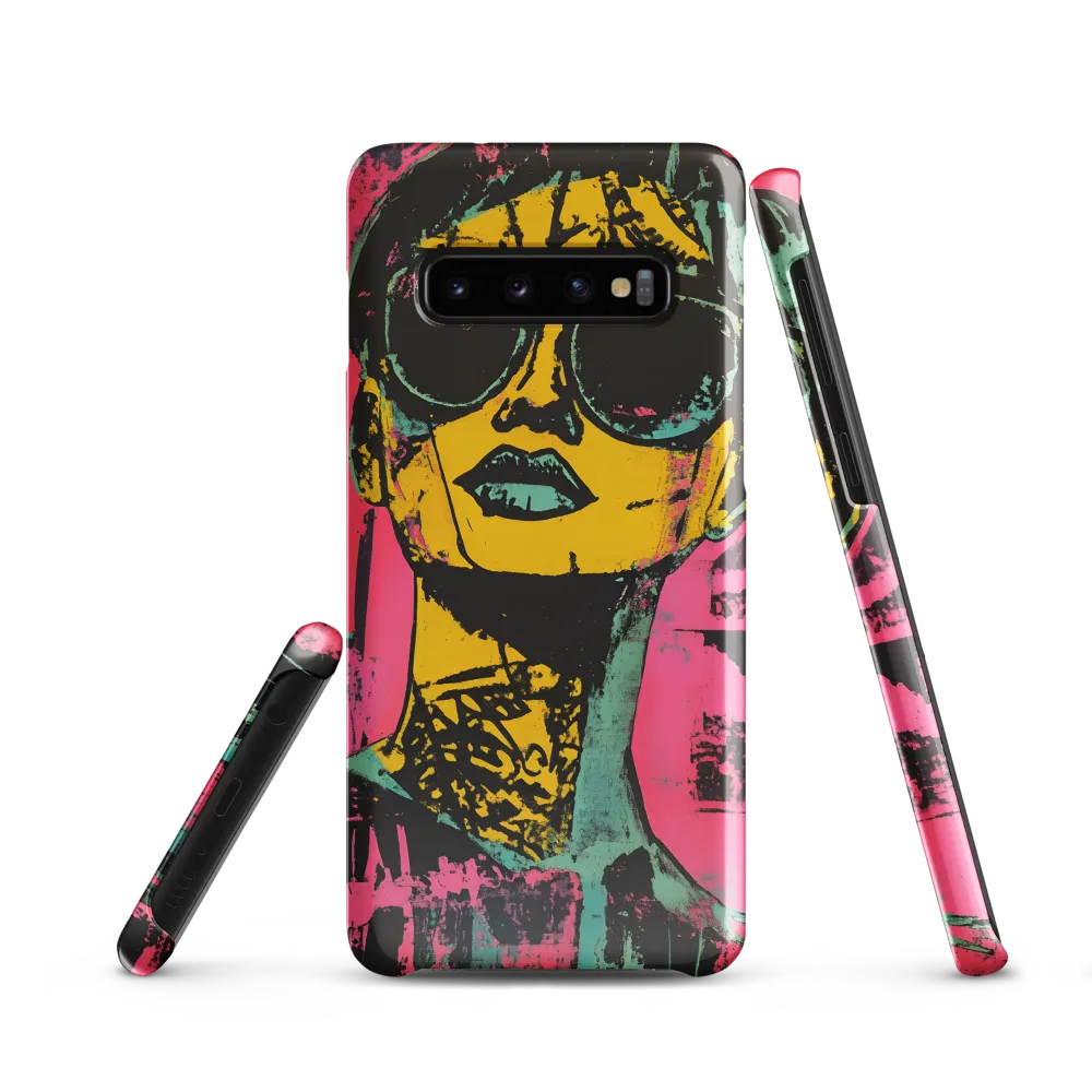 Confident Portrait in Neon Colors