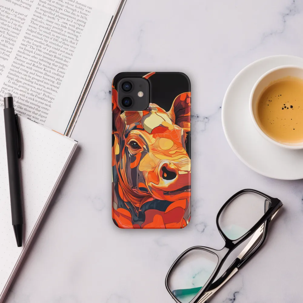 Modern Serenade: The Vibrant Cow