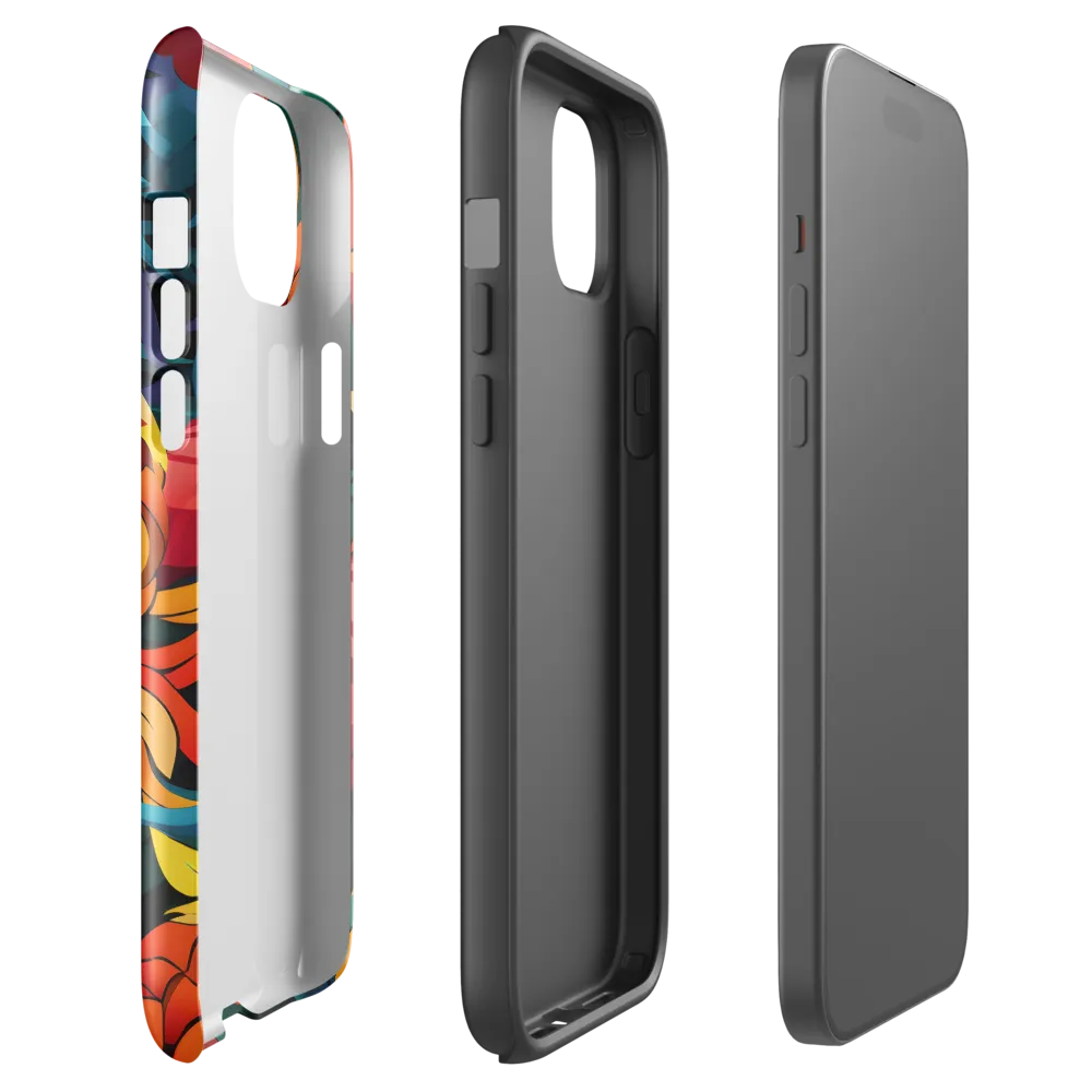Tropical Harmony | Phone Case |  15 Plus | Tough Case | Glossy