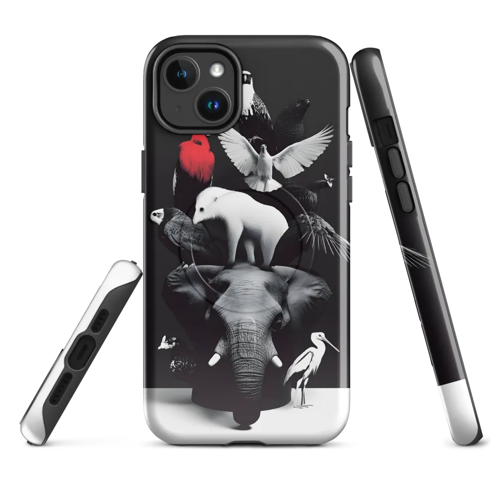 Harmony in Contrast | Phone Case |  14 Plus | MagSafe® Tough Case | Glossy