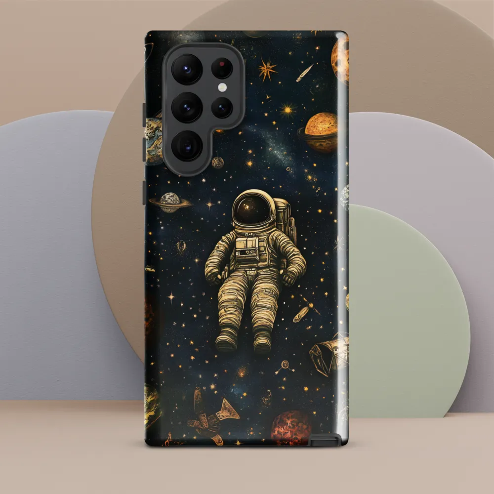 Cosmic Voyage: An Astronaut's Solitude