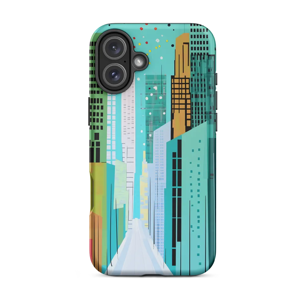 Urban Symphony in Turquoise