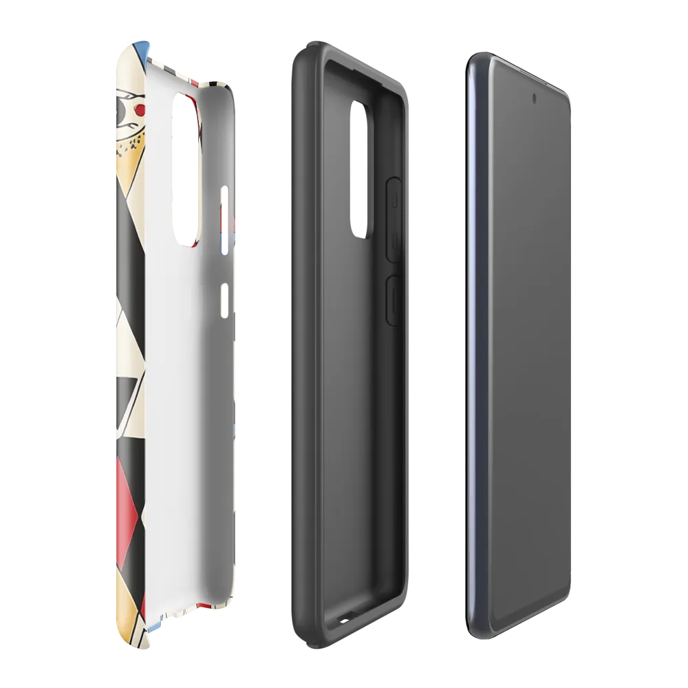 Dynamic Geometric Symphony | Phone Case |  S20 FE | Tough Case | Glossy