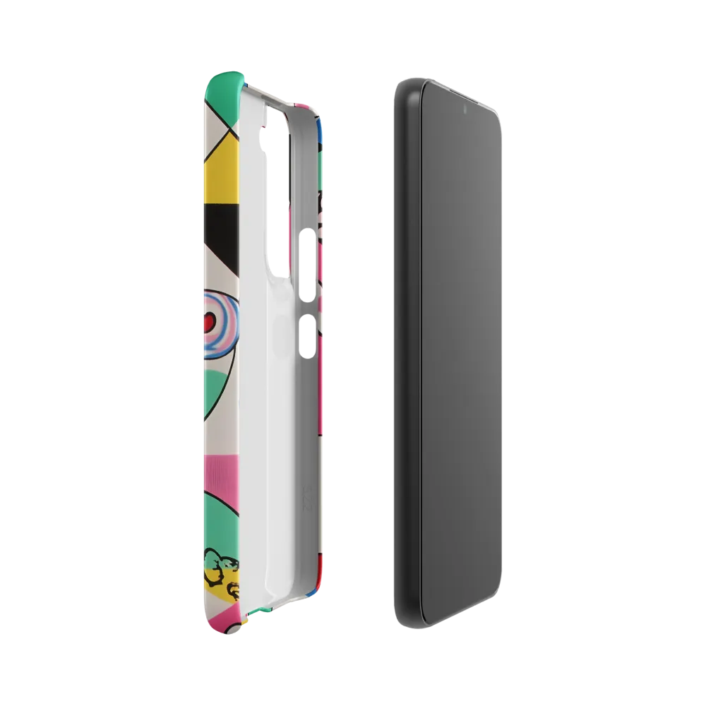 Dynamic Interplay of Shapes | Phone Case |  S22 | Snap Case | Matte