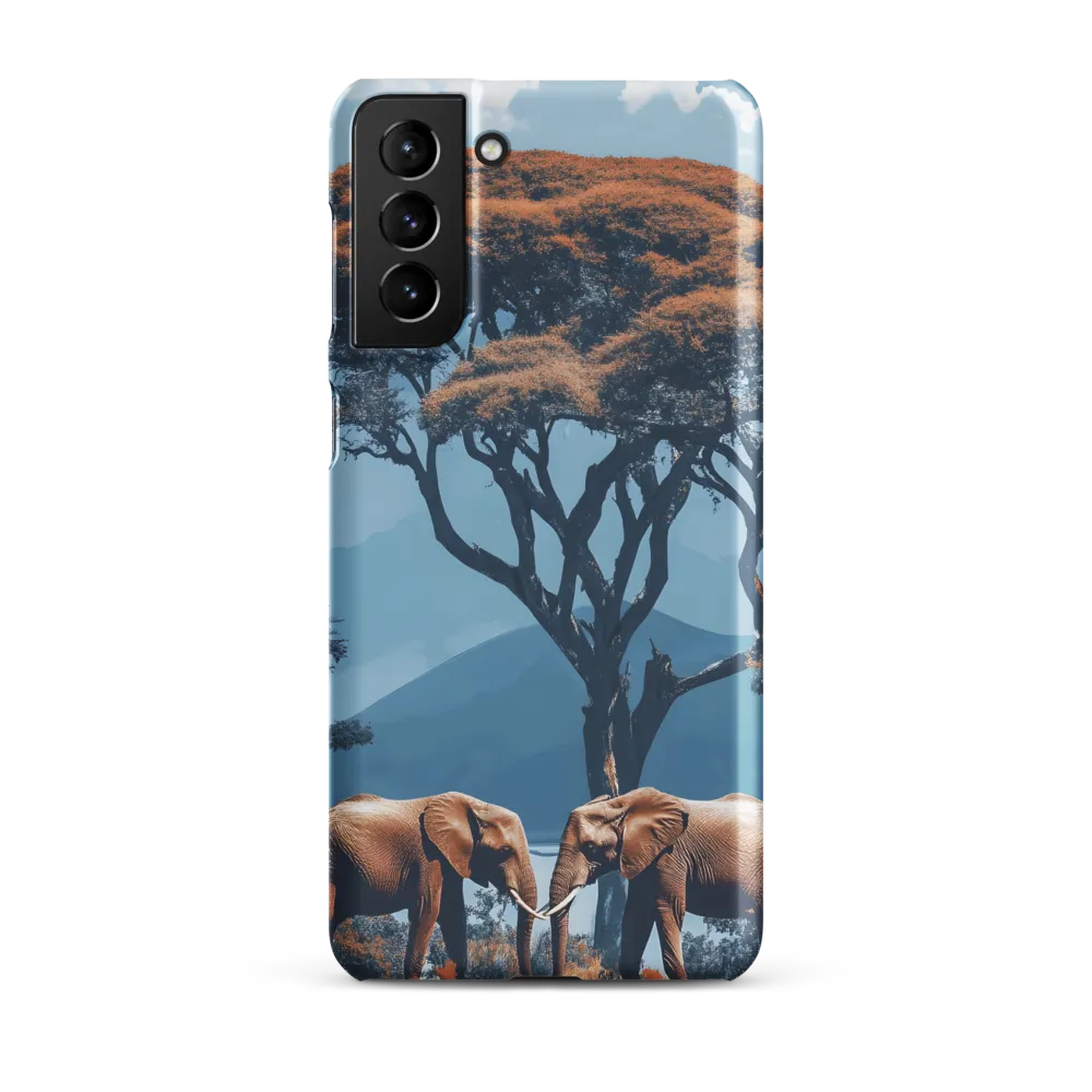 Elephants Amidst Serenity