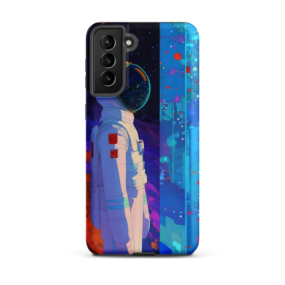 Cosmic Exploration: The Astronaut's Journey | Phone Case |  S21 Plus | Tough Case | Matte