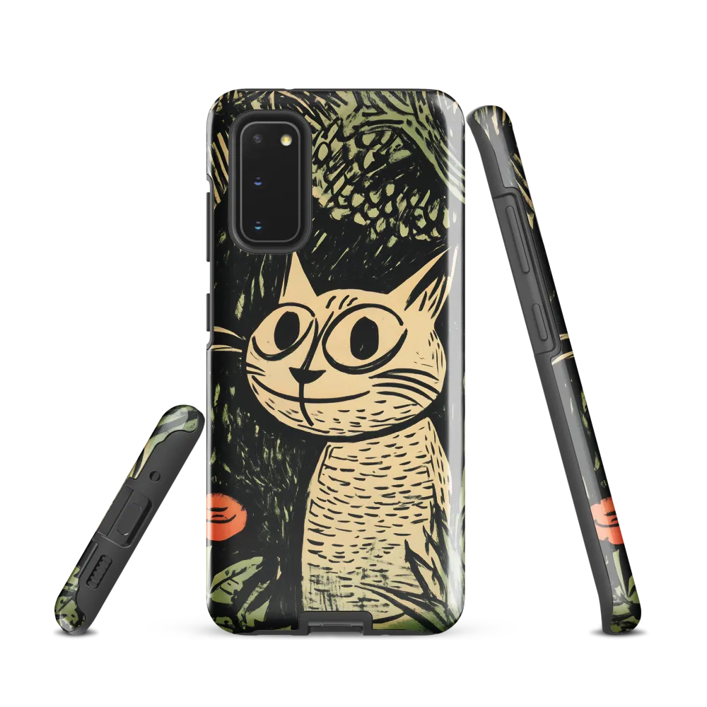 Whimsical Cat in the Forest