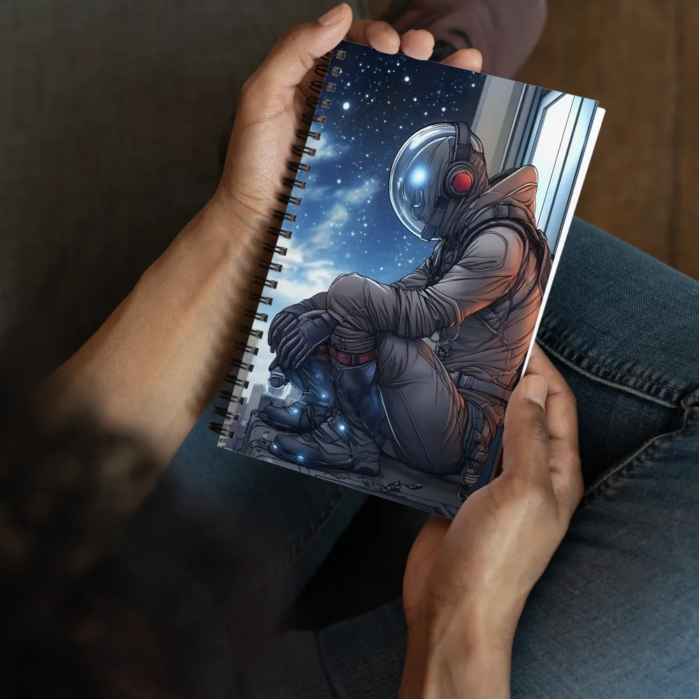 Astronaut's Solitude | Spiral Notebook