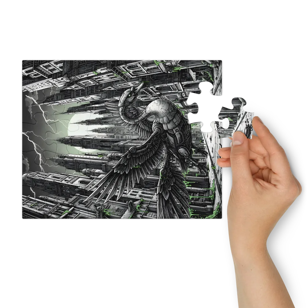 Clockwork Swan 
 Jigsaw Puzzle in Tin Box