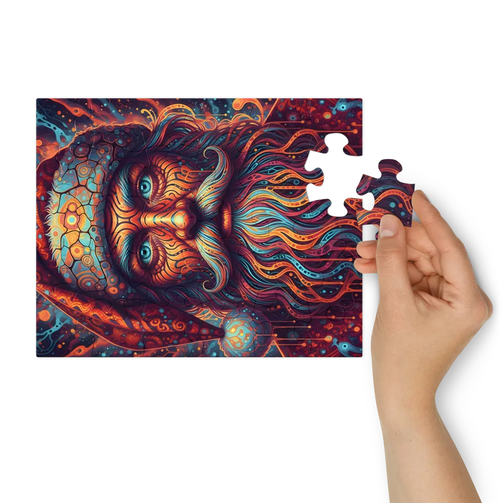 Cosmic Sage Portrait 
 Jigsaw Puzzle in Tin Box