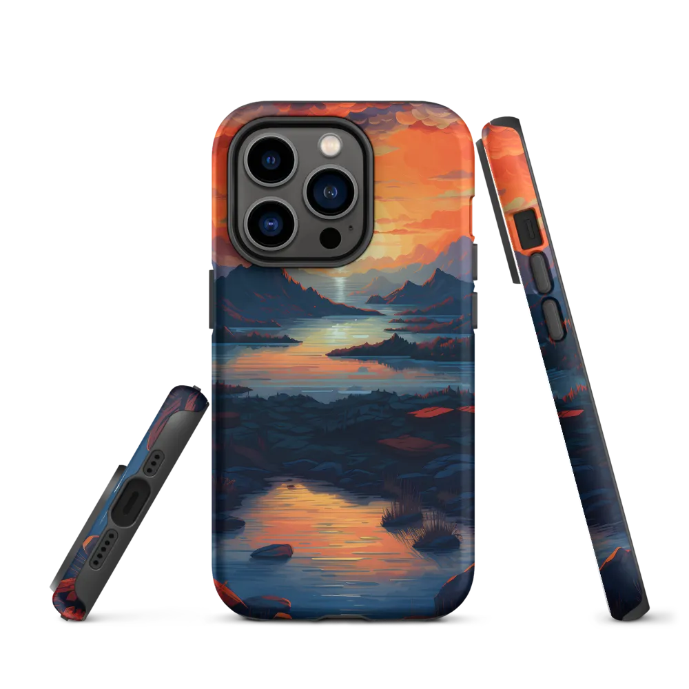 Ethereal Evening: A Digital Dusk