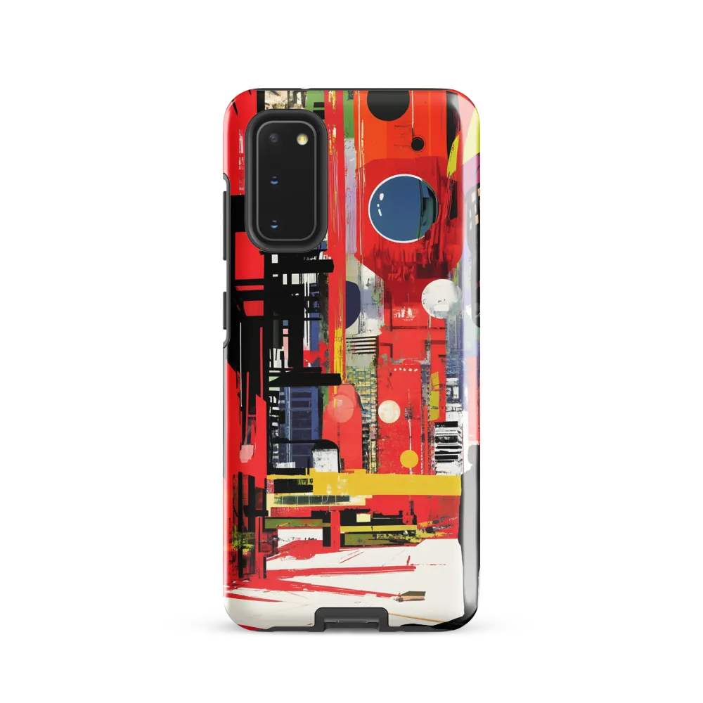 Urban Echoes: A Futuristic Reverie | Phone Case |  S20 | Tough Case | Glossy