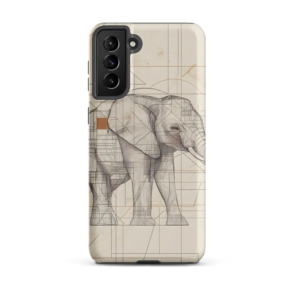 Geometric Elegance: The Steel Elephant