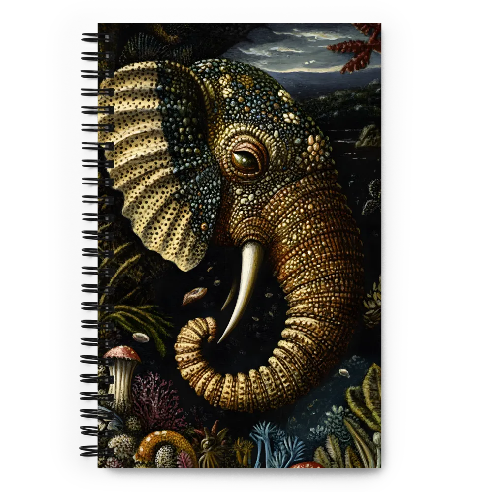 The Oceanic Elephant | Spiral Notebook