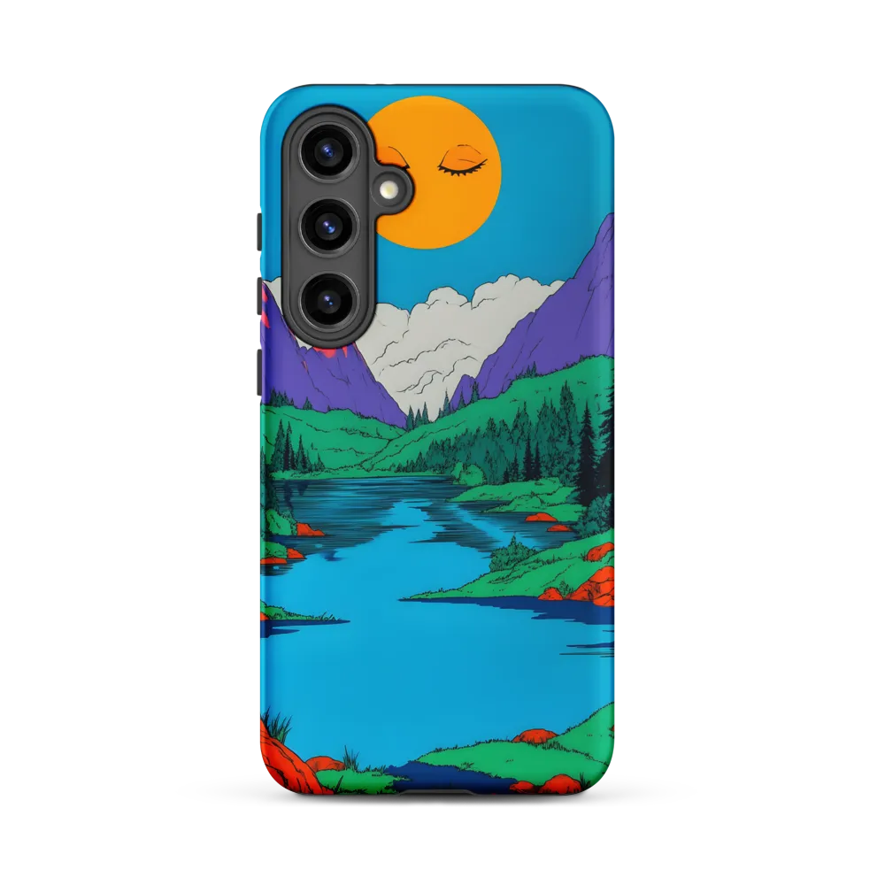 Whimsical Serenity in Vibrant Colors