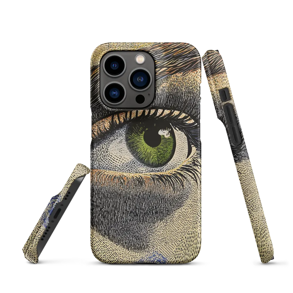 Intrigue in Green | Phone Case |  14 Pro | Snap Case | Matte