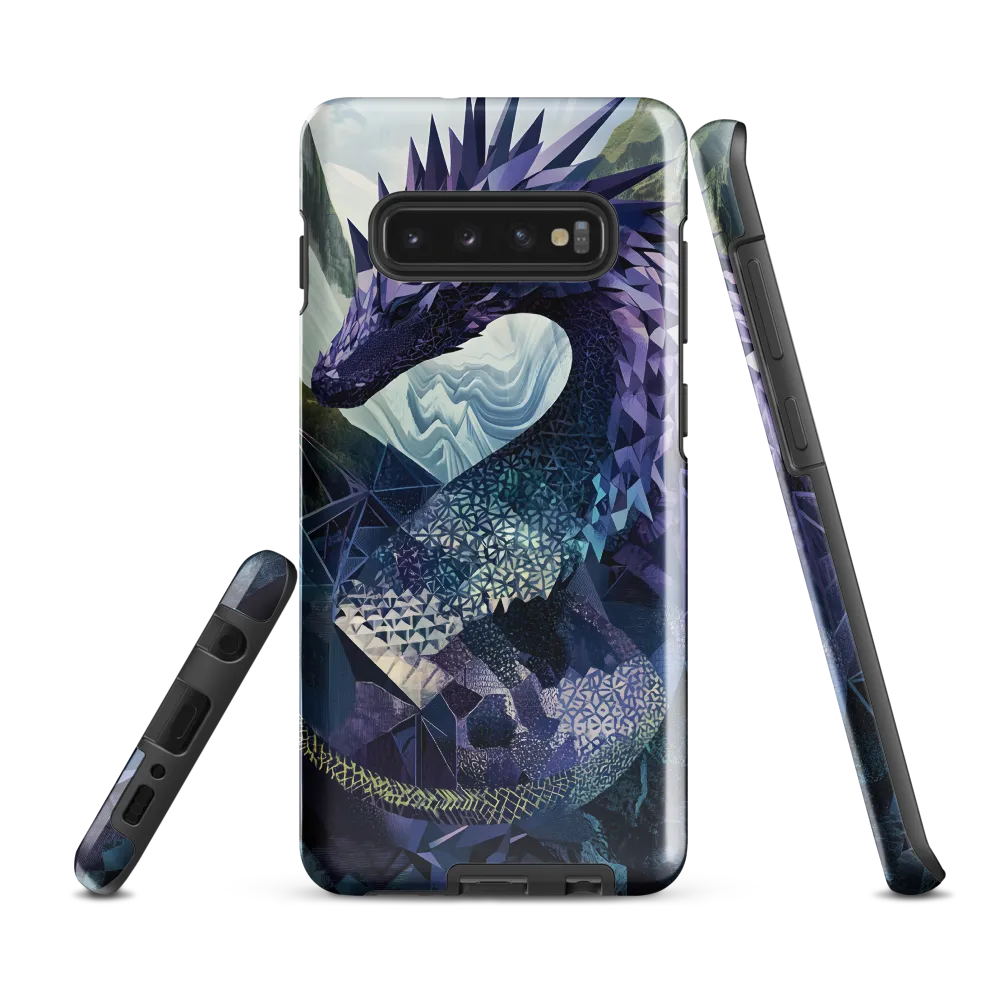 The Geometric Guardian | Phone Case |  S10 Plus | Tough Case | Glossy