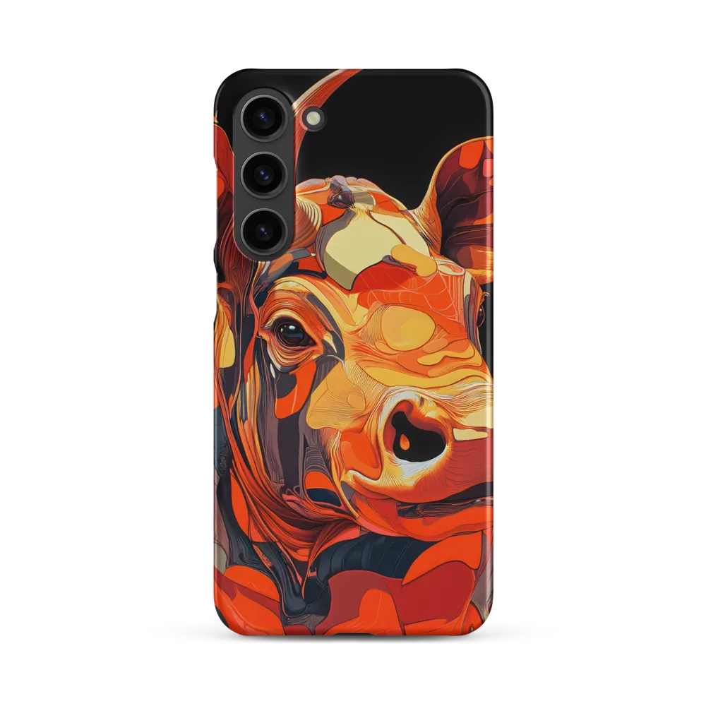 Modern Serenade: The Vibrant Cow