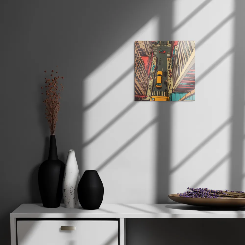 Urban Symphony | Metal Print | 12″×12″