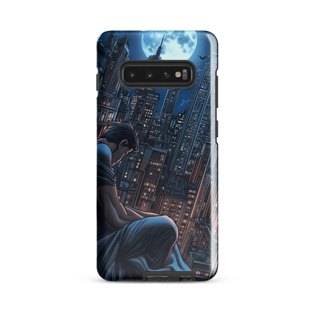 Reflections of a City Under the Moon | Phone Case |  S10 Plus | Tough Case | Glossy