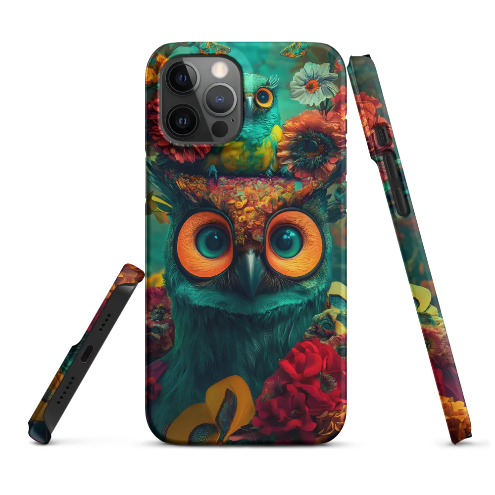 Majestic Harmony: The Floral Owl