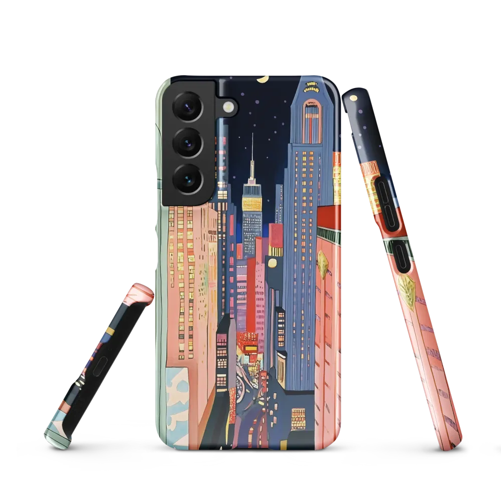 Urban Dreamscape: A Pop Art Night | Phone Case |  S22 | Snap Case | Glossy