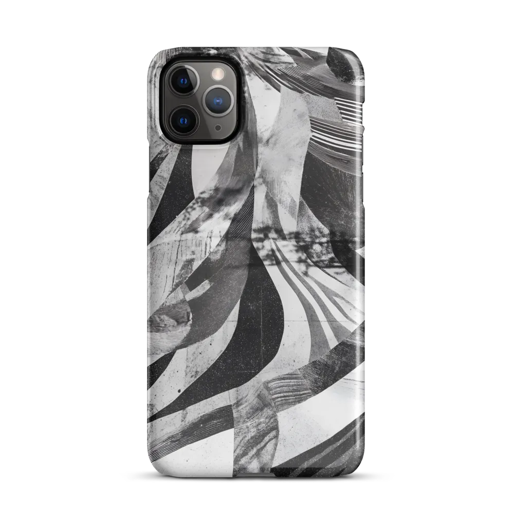 Fluidity in Monochrome | Phone Case |  11 Pro Max | Snap Case | Glossy