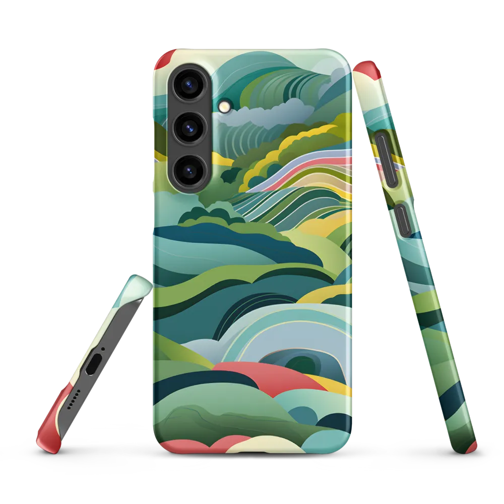 Waves of Serenity | Phone Case |  S24 Plus | Snap Case | Matte