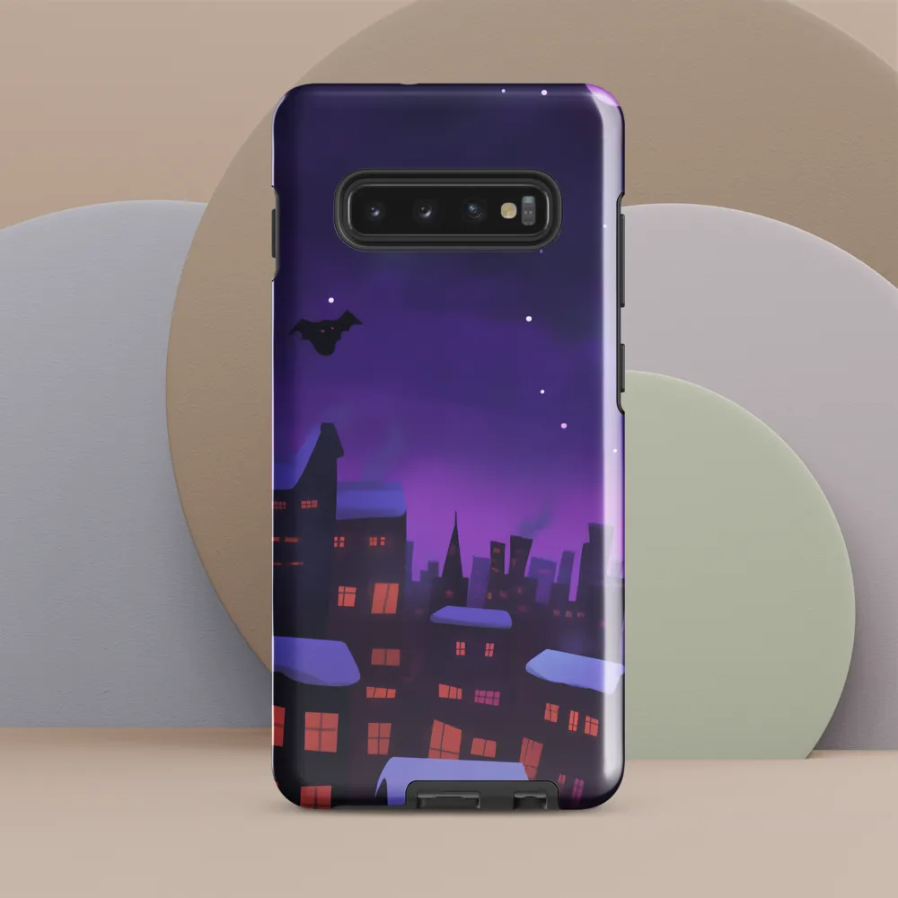 Mystical Night in the City | Phone Case |  S10 Plus | Tough Case | Glossy