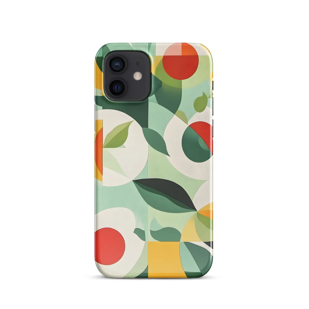 Harmony in Shapes: A Playful Abstract Design | Phone Case |  12 | Snap Case | Glossy