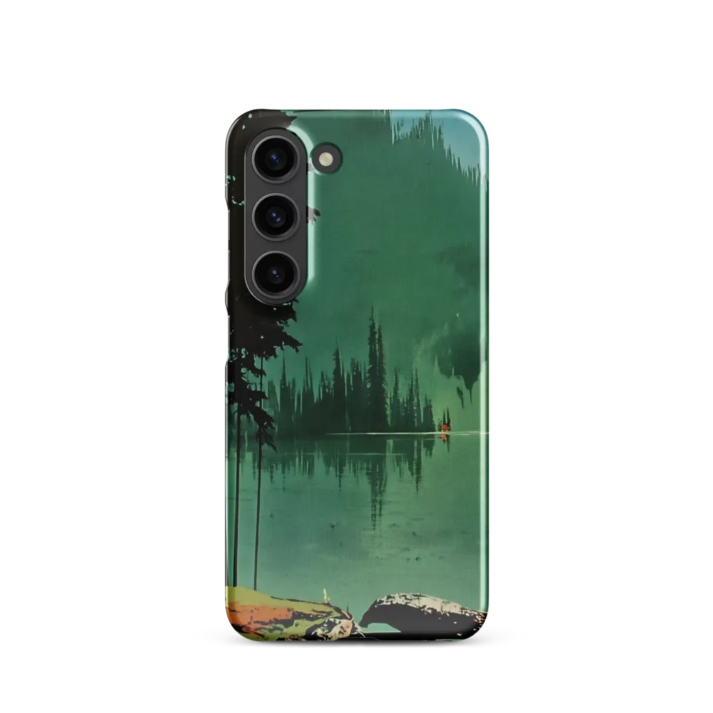Serenity Reflected: A Tranquil Lake Scene