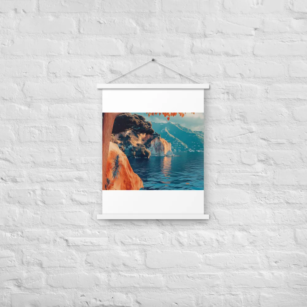 Elysian Waterscape | Poster With White Wood Hanger | 18″×24″