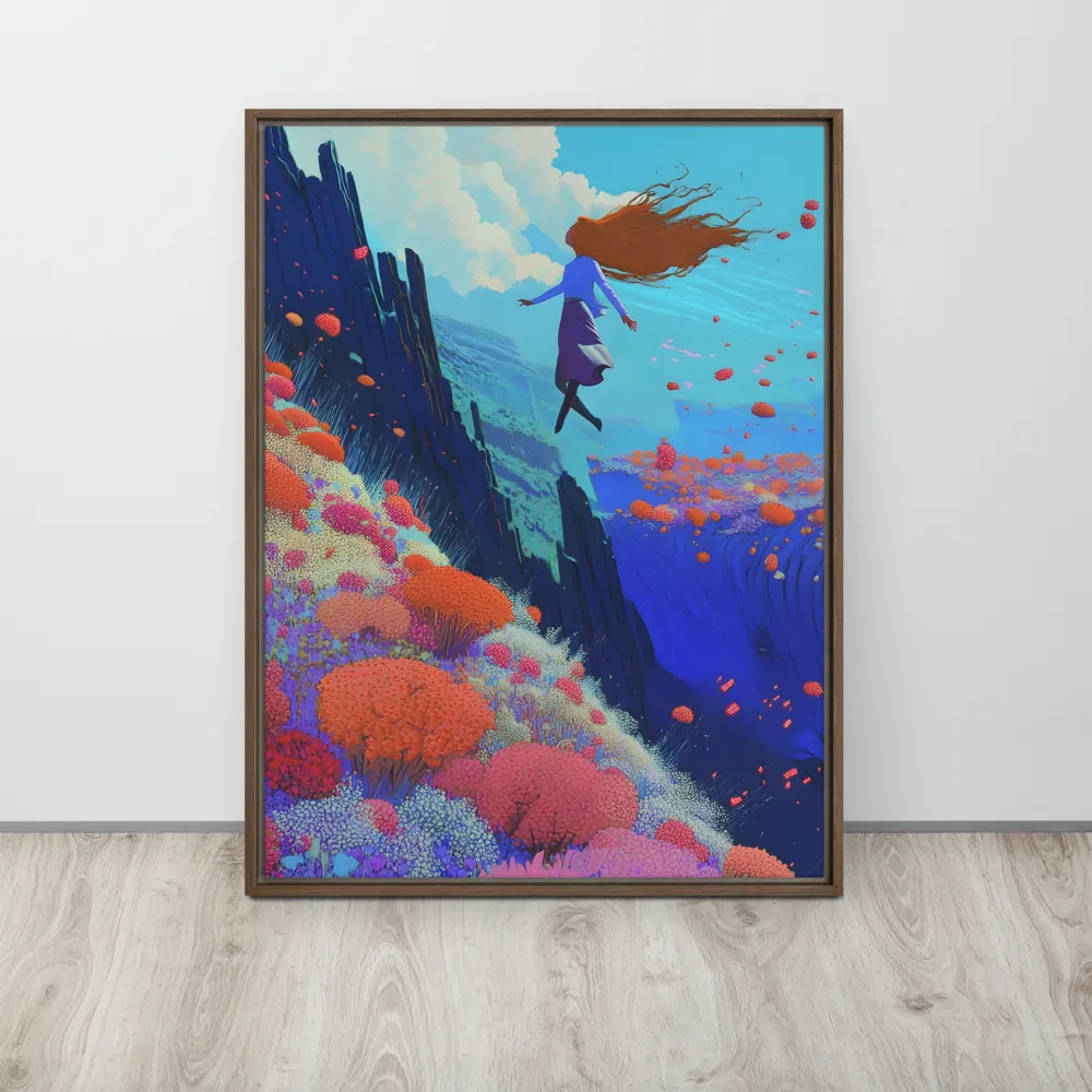Whispers of Freedom | Canvas with Brown Frame | 24″×32″