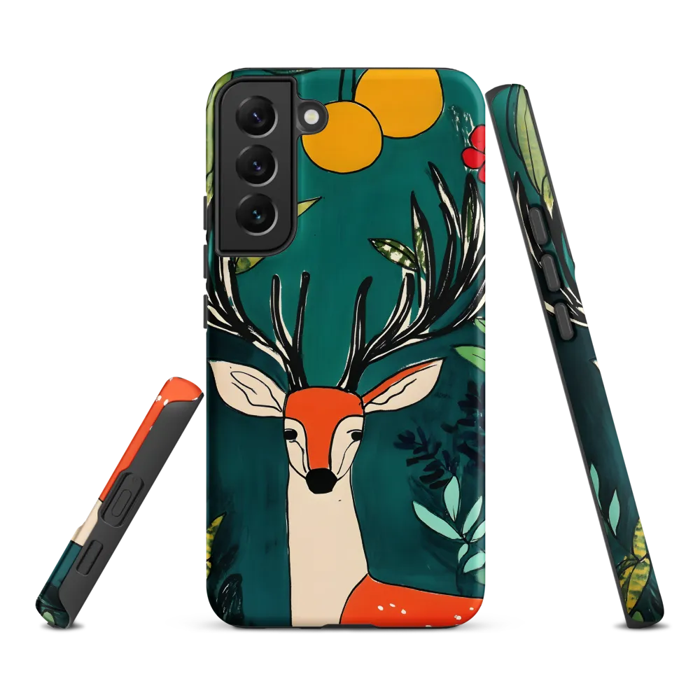 Nature's Embrace: The Majestic Deer | Phone Case |  S22 Plus | Tough Case | Matte
